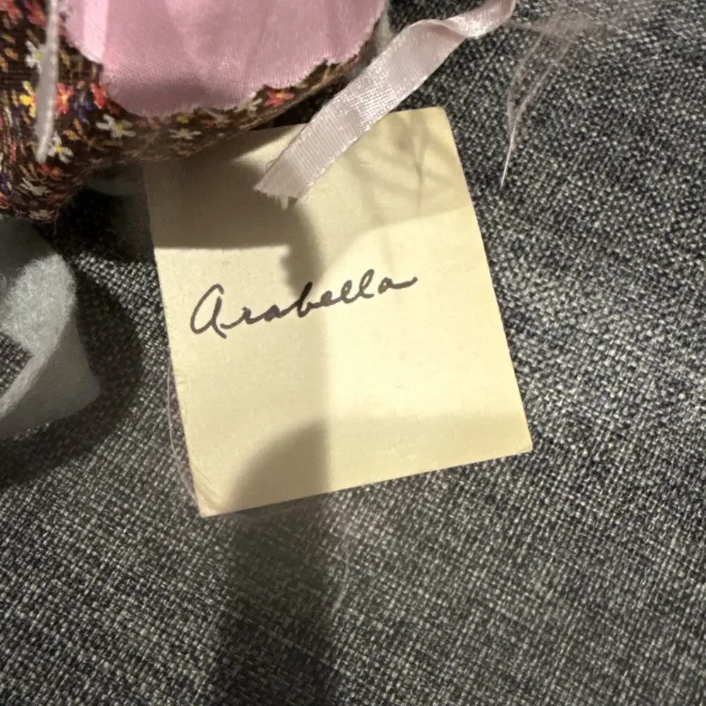 Vintage Bea Clark Mouse House Creation Felt Mouse Arabella #5 With Signed Tags